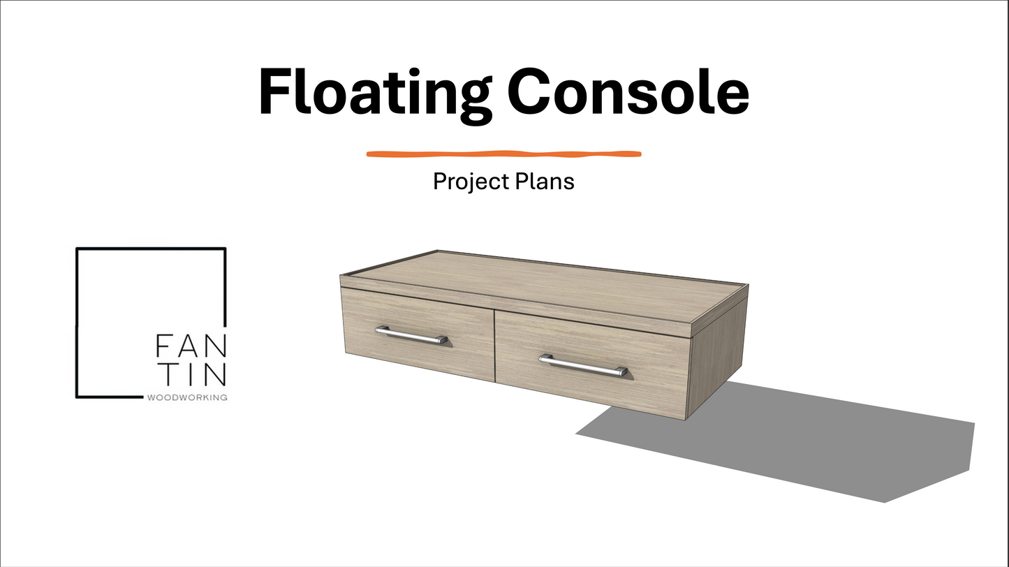 Floating Console Plans