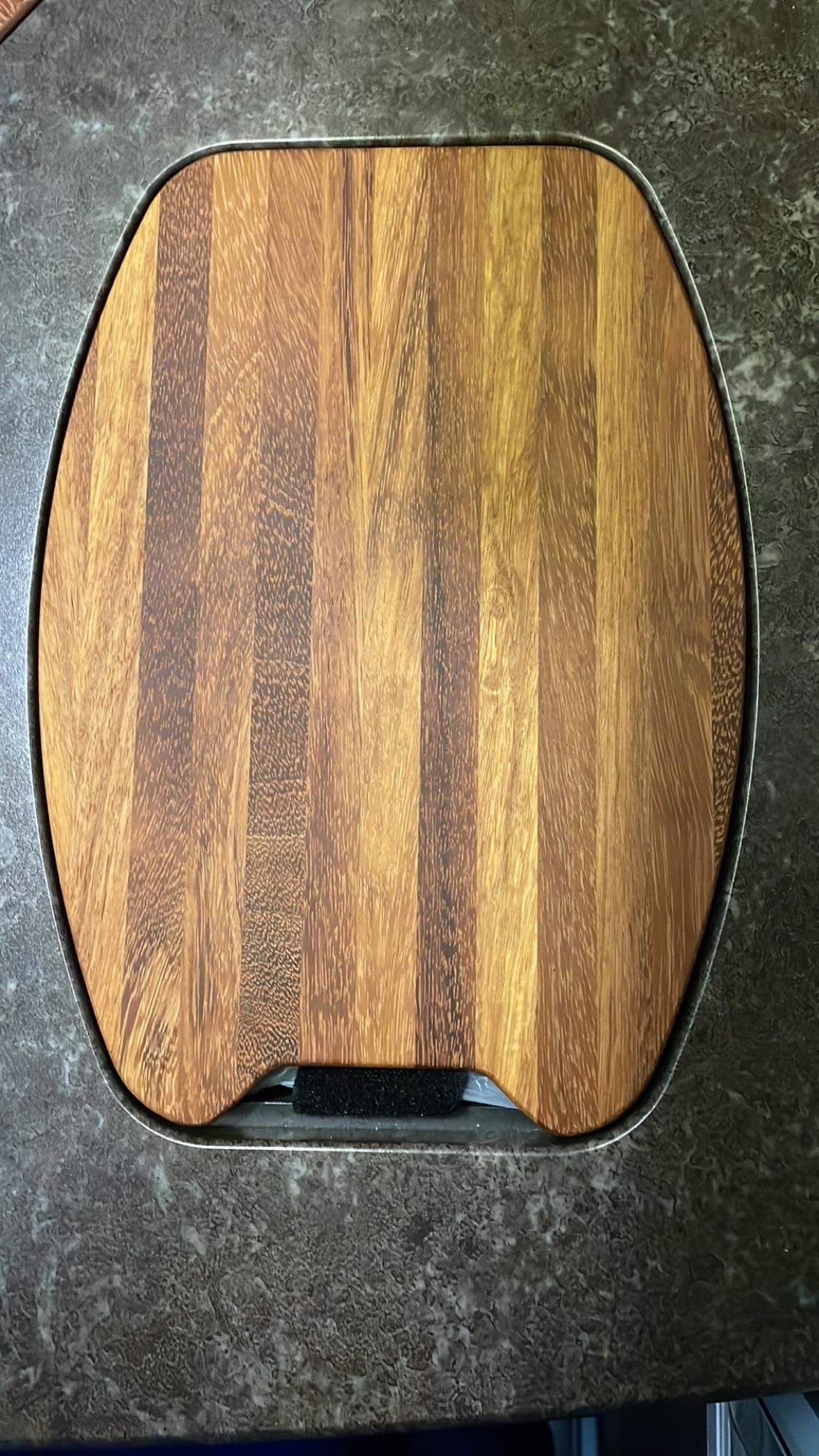 Trash Bin Cover - African Teak (for tabletop bundle only)