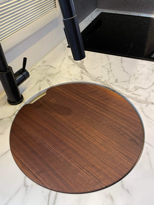 Lance 1475 / 1575 Sink Boards - Walnut